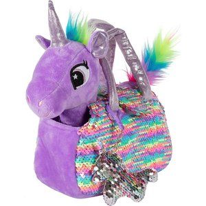 Purple Rainbow Unicorn Plush Pet Set Unicorn Toys Stuffed Animal for Kids
